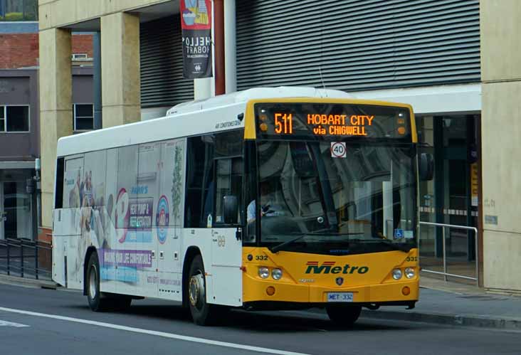 Metro Tasmania Scania K280UB Custom CB60 Evo II 332